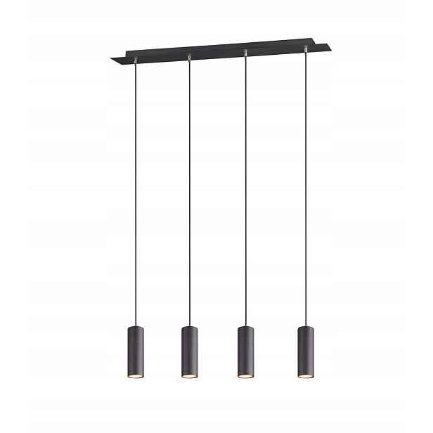 Závěsná lampa Marley černá Trio