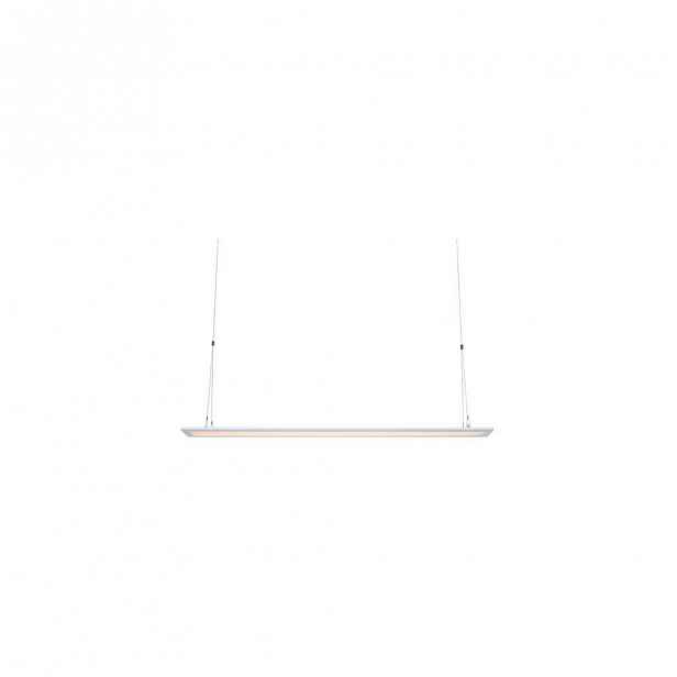Bílé závěsné svítidlo Markslöjd Plan, délka 90 cm