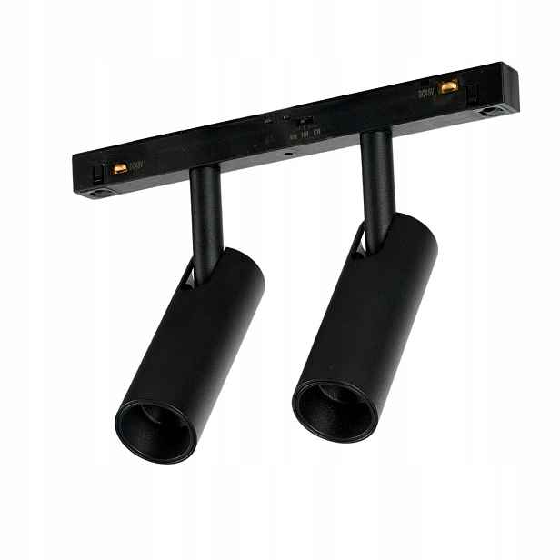 Dvojitá spotová Led lampa 2x7W pro magnetické kolejnice 1F/3