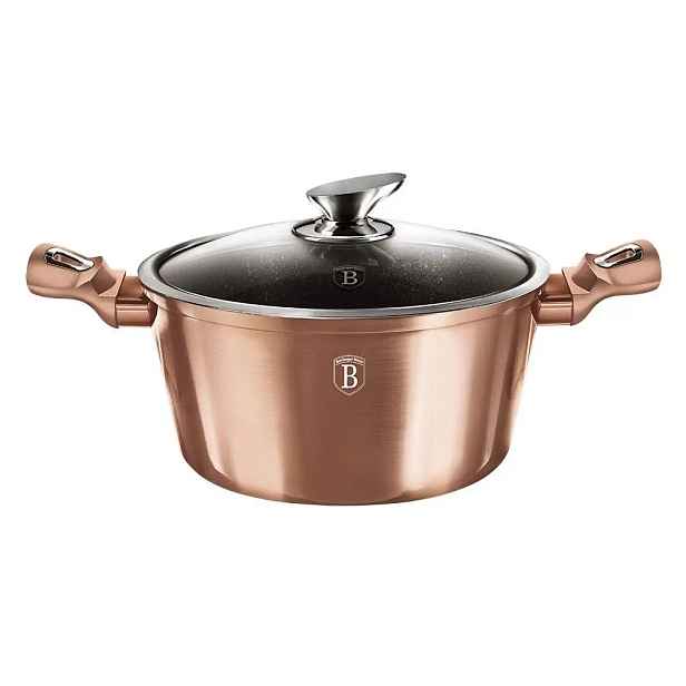 BH-1515N Hrnec granitový 24 cm Berlinger Haus Rose Gold Collection