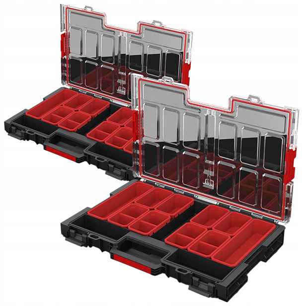Qbrick System One L 2.0 plastový organizér, velká skříňka na nářadí x2