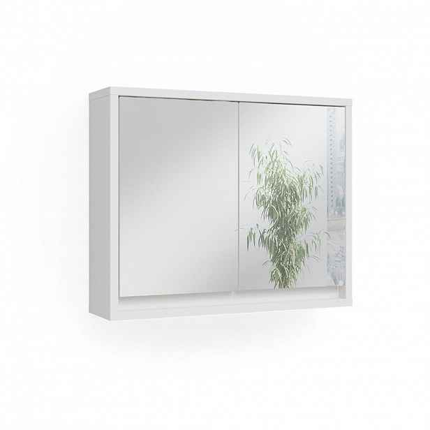 Vicco KOUPELNOVÁ ZRCADLOVÁ SKŘÍŇKA Mila Bílá 55 x 45 cm