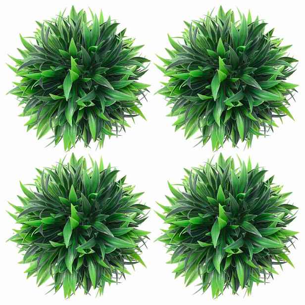 vidaXL Umělé buxus koule 4 ks 15 cm