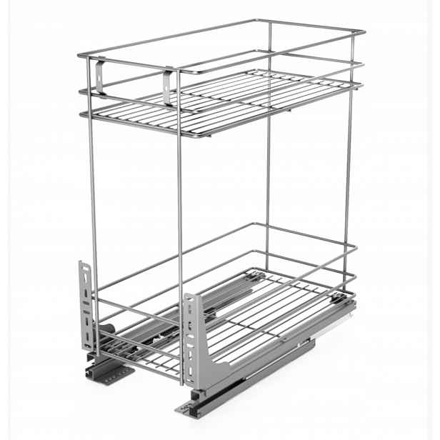 Nomet nákladní mini koš 2-p 200 Spodní domeček Stříbrný W-2331M-200