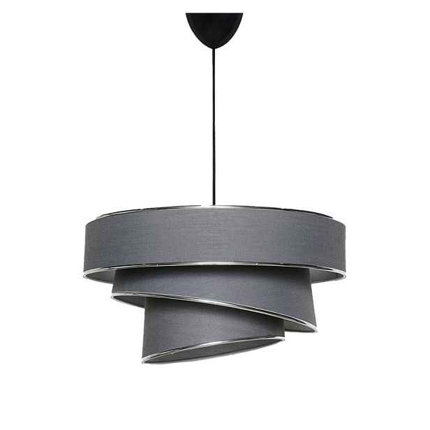 Závěsný lustr Couper - Anthracite, stříbrná