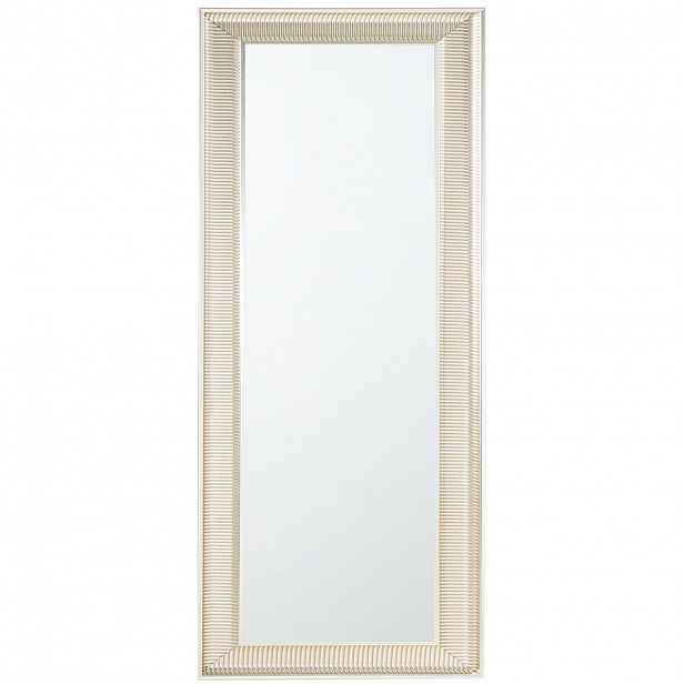 Beliani NÁSTĚNNÉ ZRCADLO zlaté obdélníkové 51/141 cm Cassis