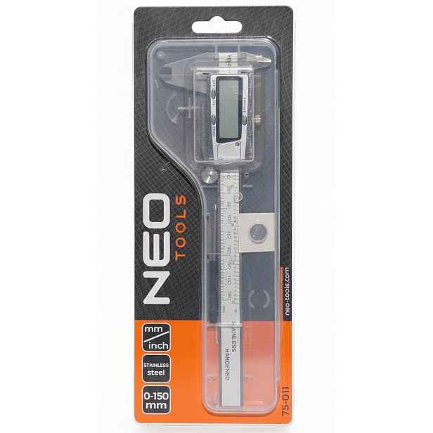 Digitální posuvné měřítko 150 mm, nerezová ocel 75-011 Neo