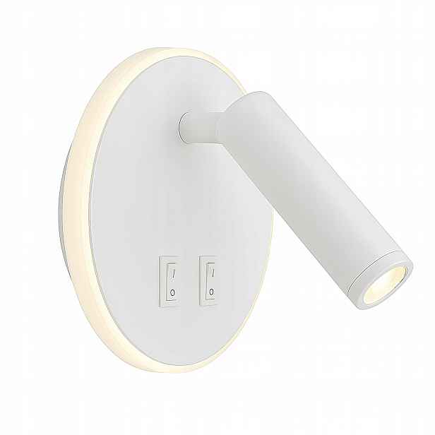 Nástěnné svítidlo bílá Led lampa na čtení neutrální 4000K 220-230V