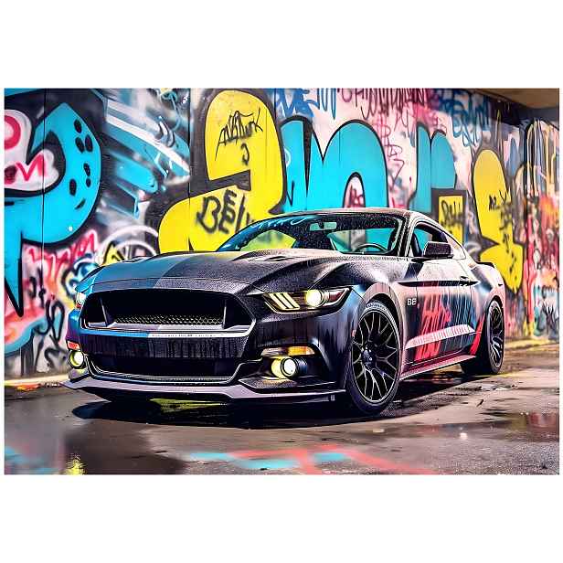 Tapeta Pro Chlapce Hráče Auto Graffiti Na Flizelině 400x280