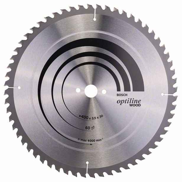 Kotouč pilový Bosch Optiline Wood 400×30×3,5 mm 60 z.