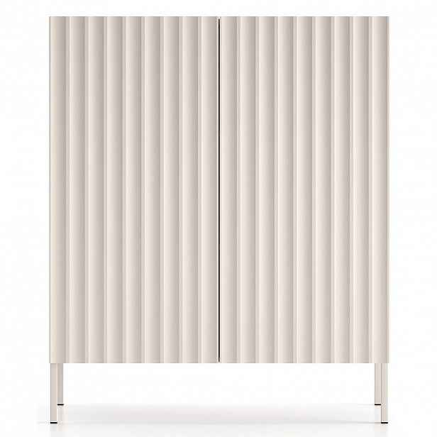 Selsey HIGHBOARD Derriva světle béžová 100 cm
