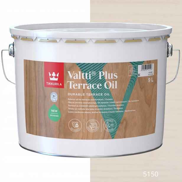 Tikkurila Olej Na Dřevo Valtti Plus Terrace Oil 9 L Barva 5150