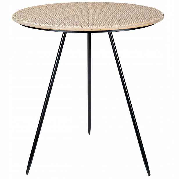 Bambusový Kávový Stolek boho průměr 59 Cm