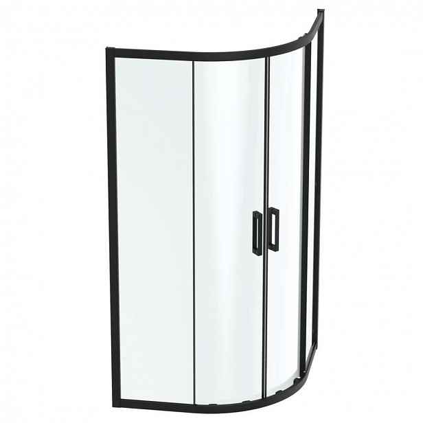 Ideal Standard Connect 2 - Sprchový kout 80x80 cm, černá/čiré sklo K9250V3