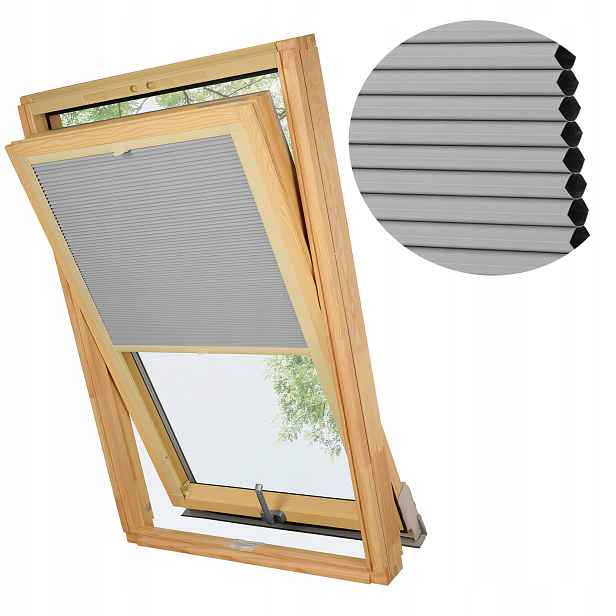 Medová Plástev Šedá Pro Okno Velux MK06