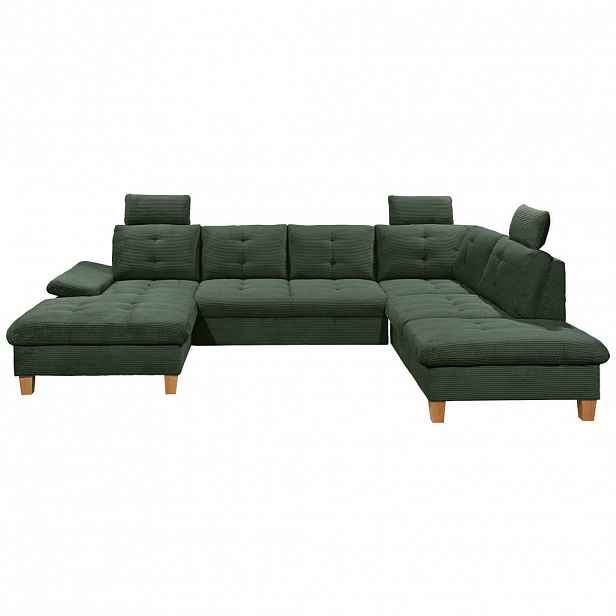 MID.YOU SEDACÍ SOUPRAVA, textil, tmavě zelená