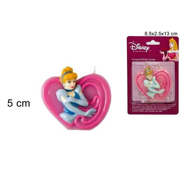 PROHOME - Svíčka číslice 9 Princess