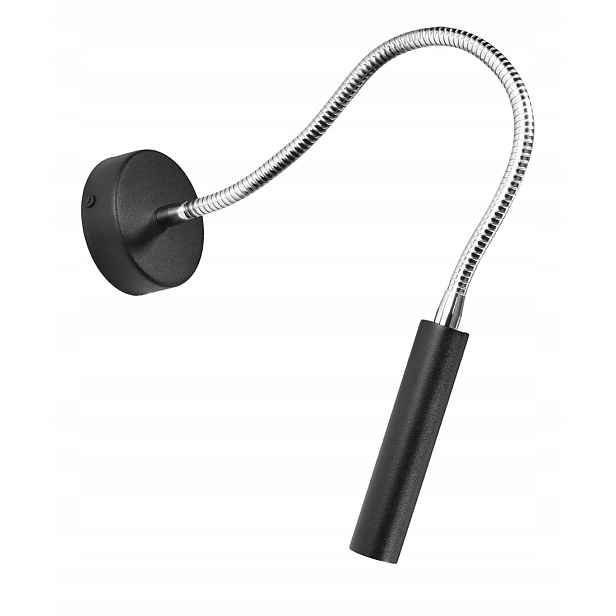Sollux Nástěnné svítidlo Axil černá/chrom 12W G9 bez žárovky