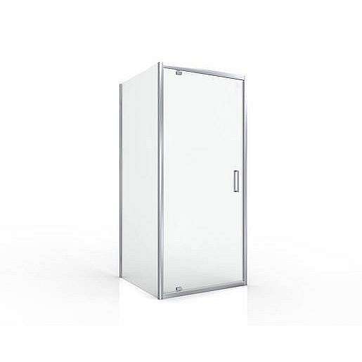 Sprchové dveře obdélník 90x195 cm Siko TEX chrom lesklý SIKOTEXP90STENA100