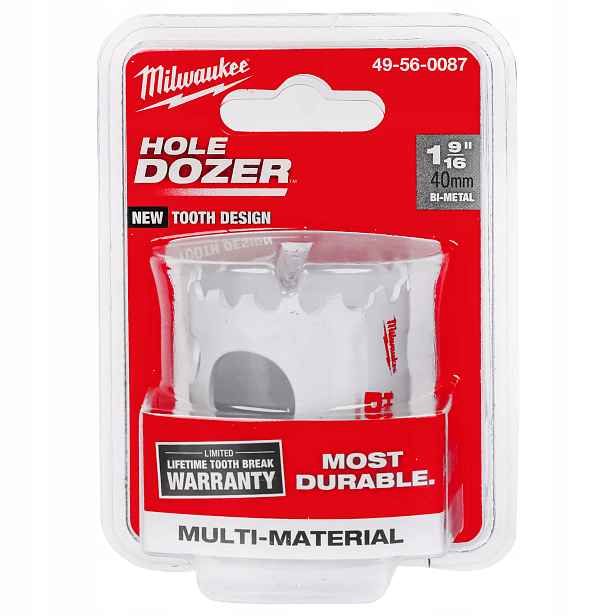 Korunkový Vrták na kovové dřevo 40 mm Milwaukee bimetalová Hole Dozer