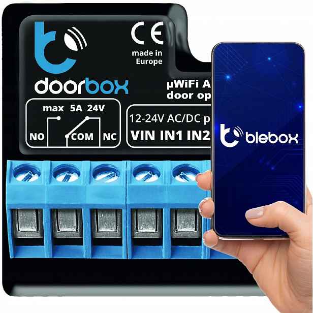 Modul Pro Ovládání Dveří Doorbox Blebox Smart Wifi