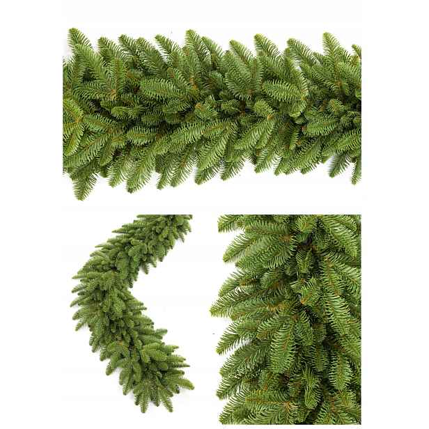 Vánoční girlanda Jedle Light Green 2D 100% Pe 200 cm silikonová jako živá