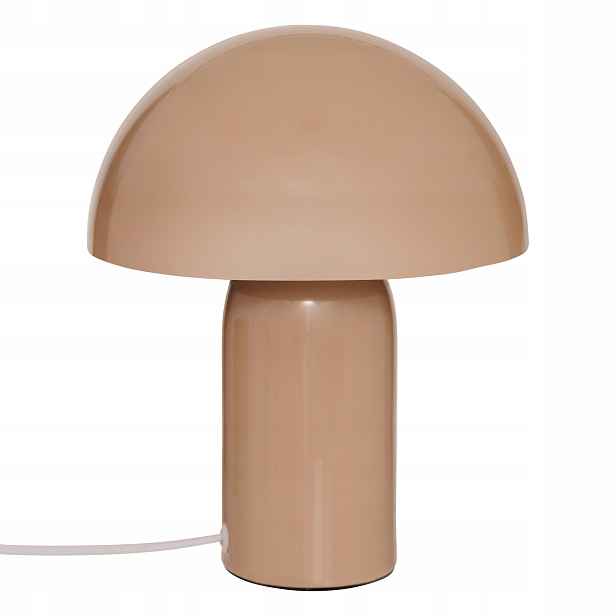 Lampa Houba Lito Výška 24.5 CM Kov Béžová Závit E27
