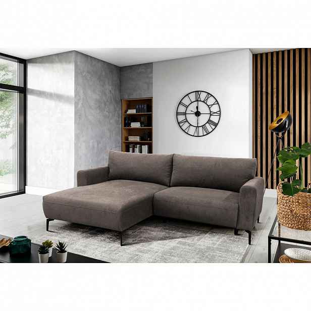 MID.YOU ROHOVÁ SEDAČKA, textil, světle hnědá