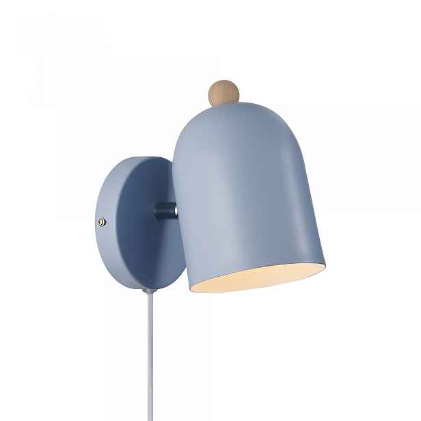 Nástěnné svítidlo Modrá kovové dřevěné moderní Gaston Nordlux