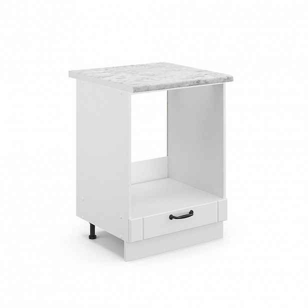 Vicco SKŘÍŇKA NA VESTAVĚNOU TROUBU Fame-Line Bílý venkovský dům 60 cm , PD Mramor