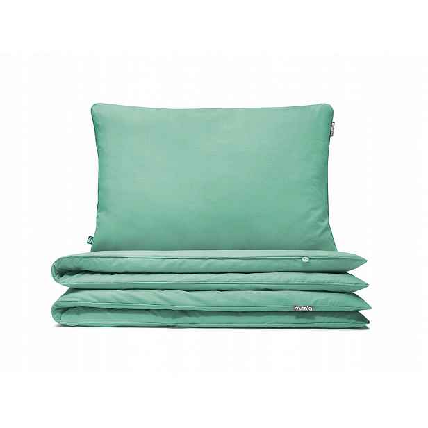 Povlečení Basic Zelené 200 x 200 cm 2 x 80 x 70 cm Mumla
