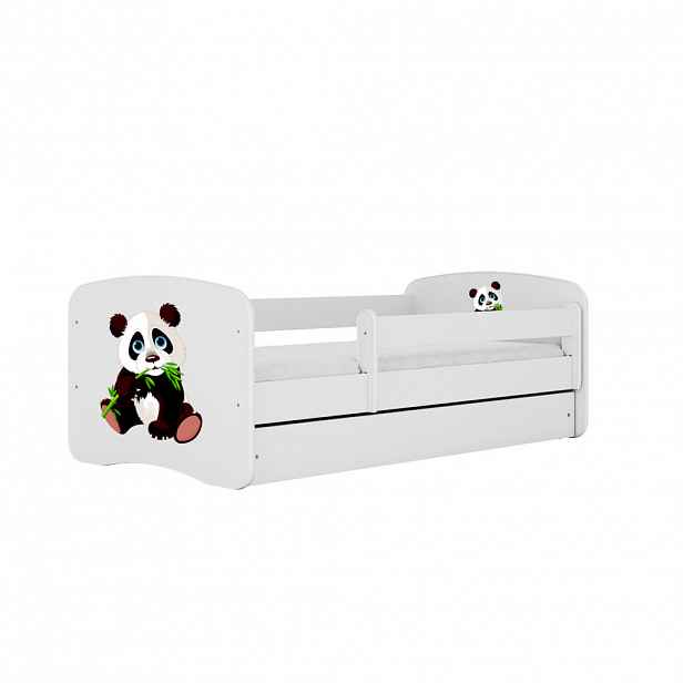 RAUMHIRSCH FURNITURE DĚTSKÁ postel Panda 2 se zásuvkou a matrací 160/80