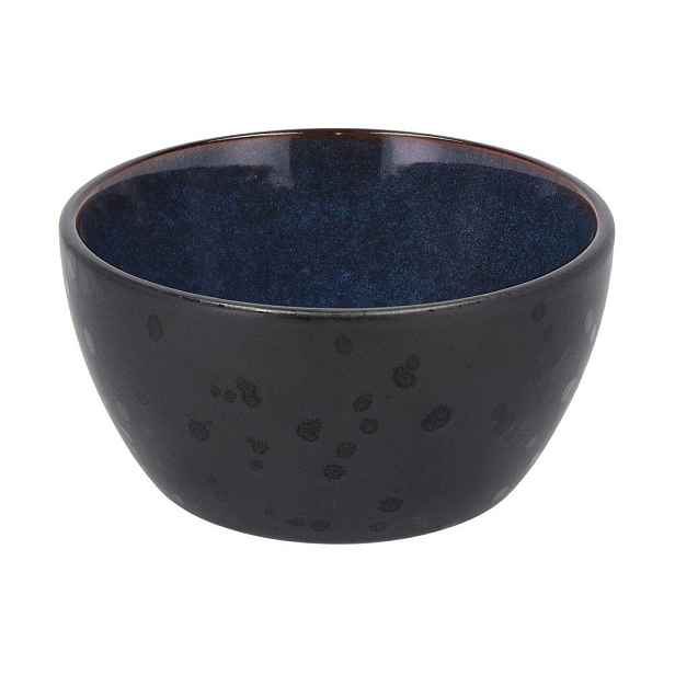Černá/modrá miska na polévku/na salát z kameniny 400 ml Gastro Black/Dark Blue – Bitz