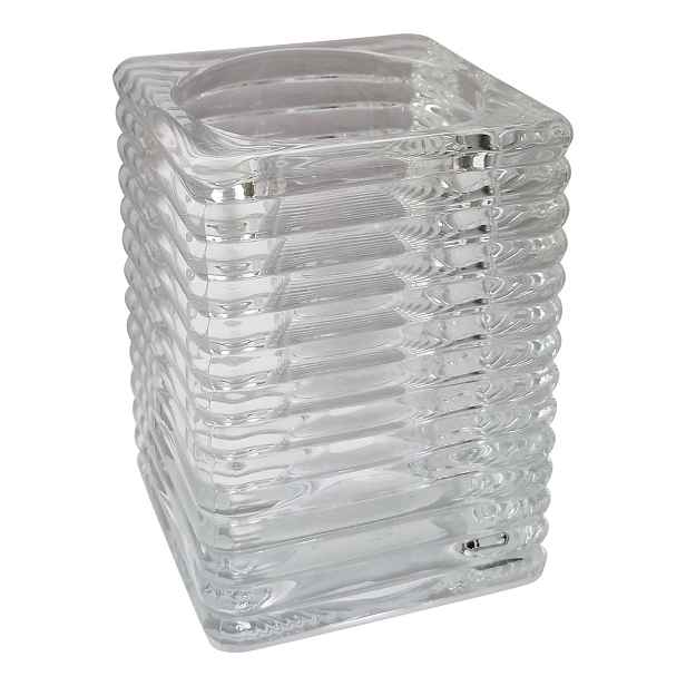 SPAAS Svícen na čajovou svíčku 1 ks transparent