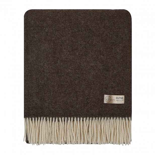 Vlněná Deka teplá měkká 100% vlna pléd deky 190x220 Cozy Blankets