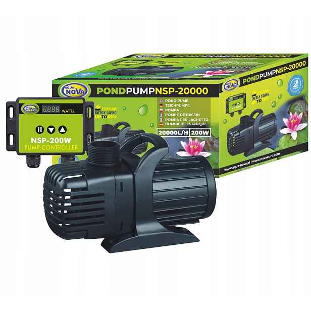 Aqua Nova NSP-20000 čerpadlo do jezírka ovladač