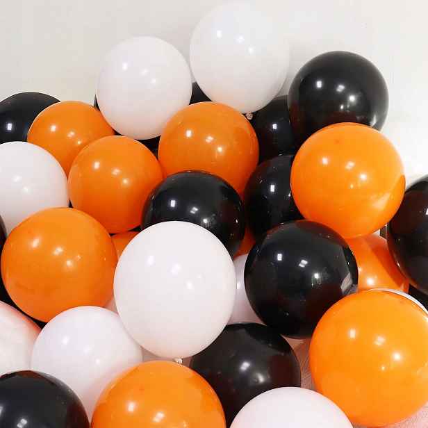 Balónky na Halloween, 30 ks, latexové, 25 cm