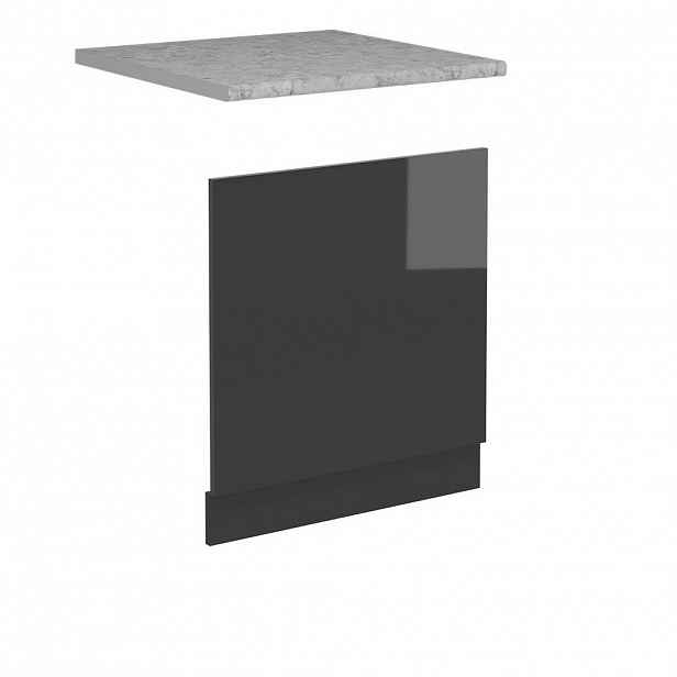 Vicco PŘEDNÍ PANEL R-Line Antracitový vysoký lesk 60 cm , PD Mramor