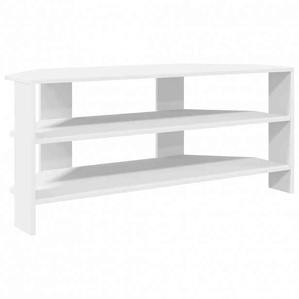 vidaXL RohováskříňnaTV 100 x 40,5 x 45 cm Bílá Kompozitní dřevo
