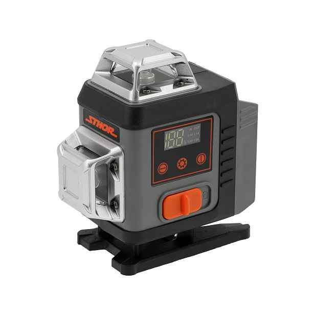 Zelený Laser 4D 16 Linií Křížová Vodováha Akumulátor A Příslušenství Sthor