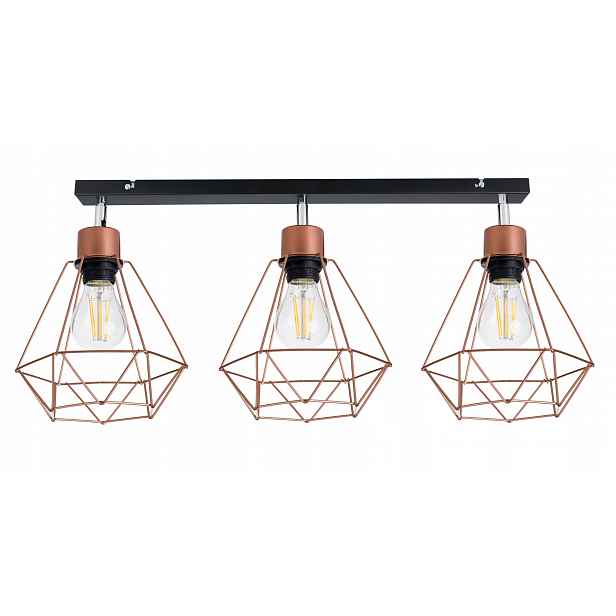 Lampa stropní svítidlo pohyb stropní lustr loft drát diamant