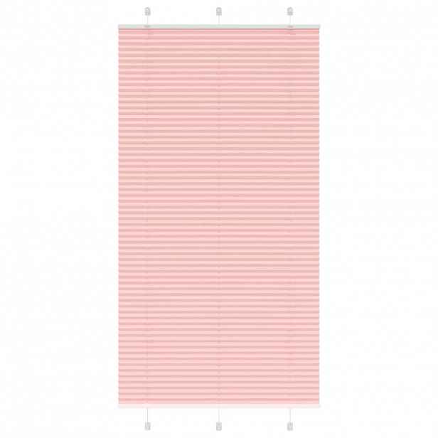 vidaXL Plisovaná roleta růžová 105x200cm Šířka látky 104,4cm Polyester
