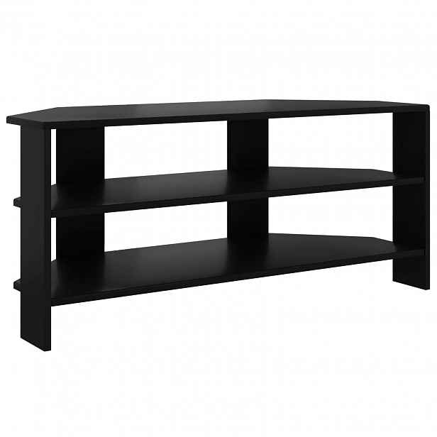 vidaXL RohováskříňnaTV 100 x 40,5 x 45 cm Černá Kompozitní dřevo