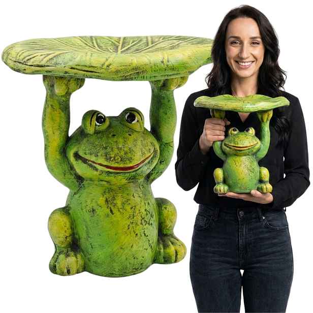 Keramická figurka Žába Zahradní dekorace Dekorace do zahrady domu na terasu