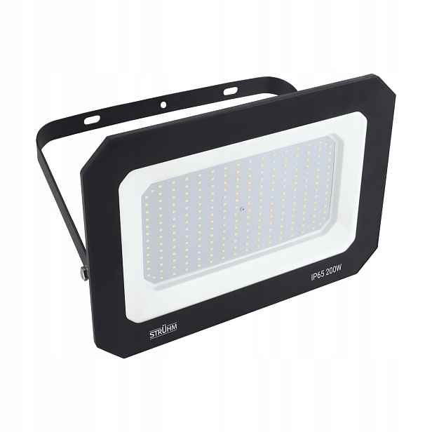 Led zářič 200W 18000lm 4200K IP65 černý obdélníkový Aston