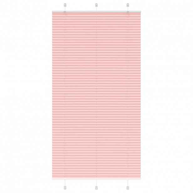 vidaXL Plisovaná roleta růžová 110x200cm Šířka látky 109,4cm Polyester