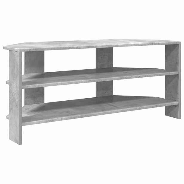 vidaXL RohováskříňnaTV 100 x 40,5 x 45 cm Betonově šedá
