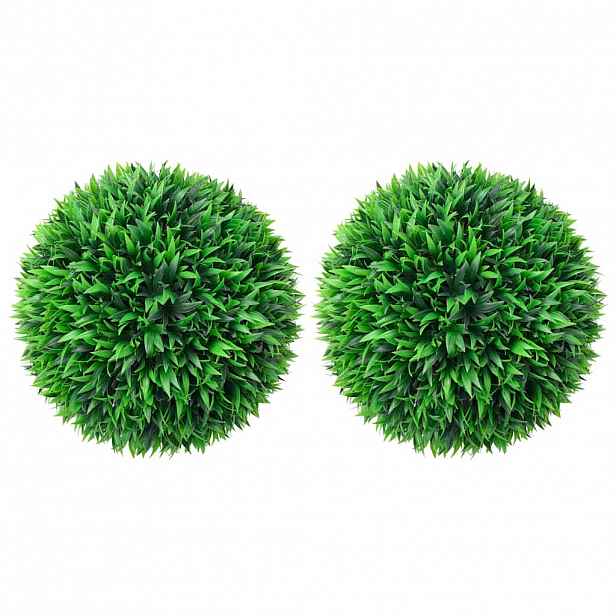 vidaXL Umělé buxus koule 2 ks 38 cm