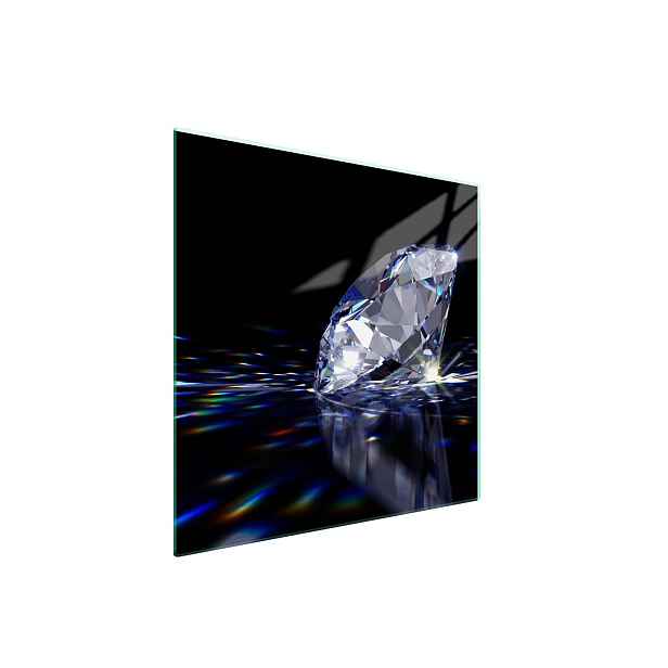 7v1 Skleněná ochranná deska na sporák 50x52 Diamant