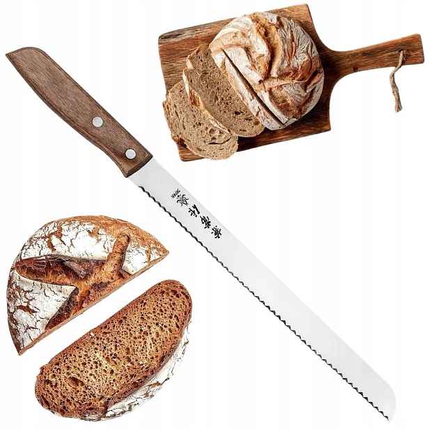Kanetsune 555 DSR-1K6 Japonský Nůž na pečivo Chléb Bulík 25 cm